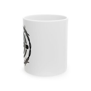 Celtic Knot Compass Ceramic Mug — Nautical Tribal Coffee Cup (11oz/15oz)